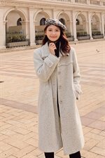 大货已出20冬款新款毛呢大衣262A-W097-P145-K218，女装毛呢外套，Yologo