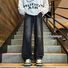 XZ616秋季新款复古设计感牛仔裤休闲长裤TY960P55控68，男装牛仔裤，星座512A（原616）