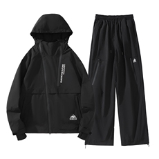 冬季单板双板两件套中性风男女同款加厚保暖滑雪服套装TZ029-P245，男装休闲套装，电商A001