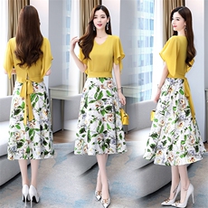 undefined2023年夏季时尚洋气气质两件套套装，女装套装/套裙，时尚俏佳人