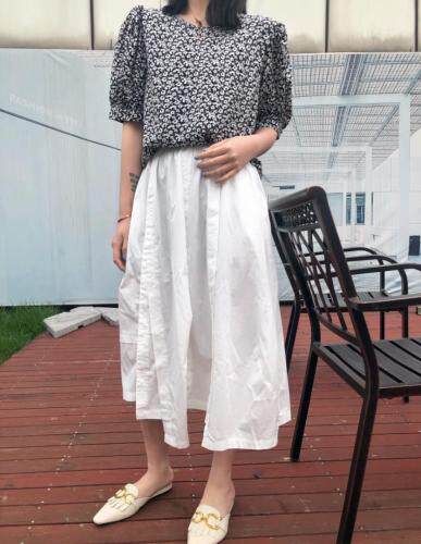 碎花小衫，女装，橙色恋人