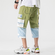 七分裤2021日系新款男夏季薄款外穿7分裤休闲中裤A438-3006，男装休闲裤，电商A438