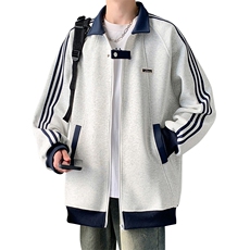 H216P55加绒65新品条纹卫衣开衫，男装卫衣，星座304A-1