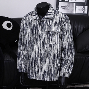 新款男装上衣服男生痞帅秋装夹克男款JK2135-特P70图片
