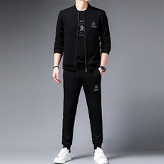 SA9613-3钱塘2020-2新款时尚休闲帅气套装中青年男士卫衣P240，男装休闲套装，钱塘207-2