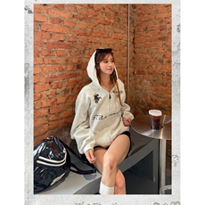 骑士cleanfit短款重磅连帽开衫卫衣男女同款设计高级感外套，女装短外套，星座506A