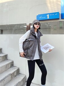 现货羽绒马甲,女装马甲,欧尚时