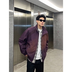 图改夹克潮牌美式解构立领棒球服夹克男春秋外套特P48，男装夹克，电商C306-1