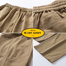 2025秋季新款现货纯棉水洗直筒裤工装休闲长裤DSA157B-K2535-P60，男装休闲裤，电商A157B