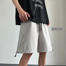 XZ616夏季新款薄款冰丝速干激光打孔设计感短裤TY2516特P30控58，男装休闲裤，星座512A（原616）