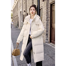 冬季羽绒棉服女2023年新款韩版长款棉袄加厚外套潮，女装棉衣/棉服，雅佳俏