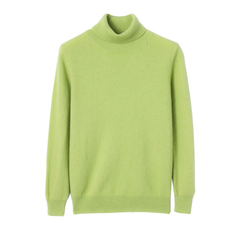 时尚儿童羊毛高领毛衣男女通用简约百搭纯色套头衫，童装儿童羊毛衫，乐贝童装