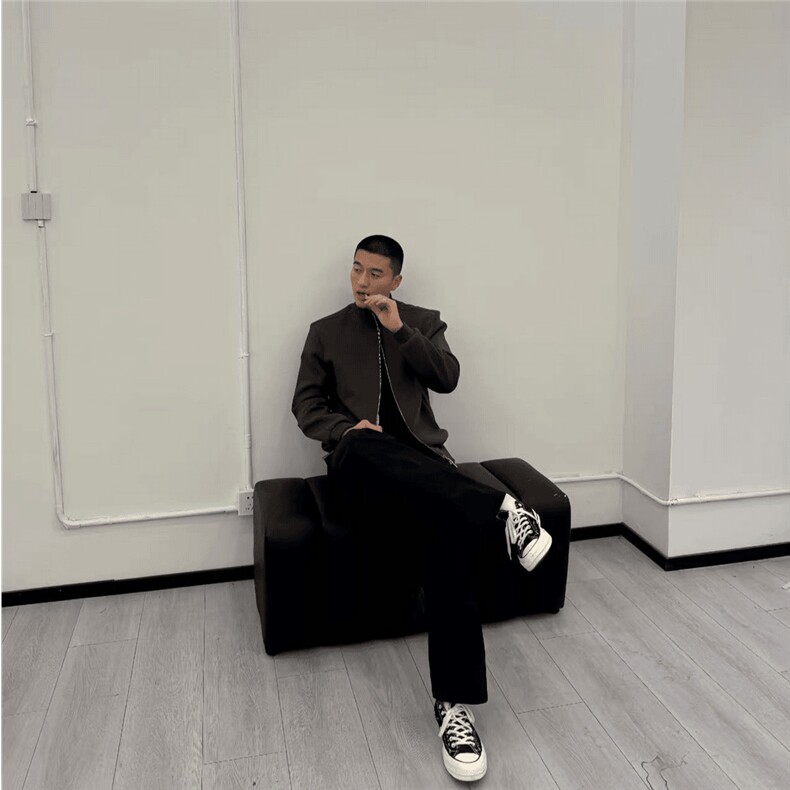何以至此同款8.23到货25AW美式休闲380g复古拉链夹克外套,男装夹克,星座910A