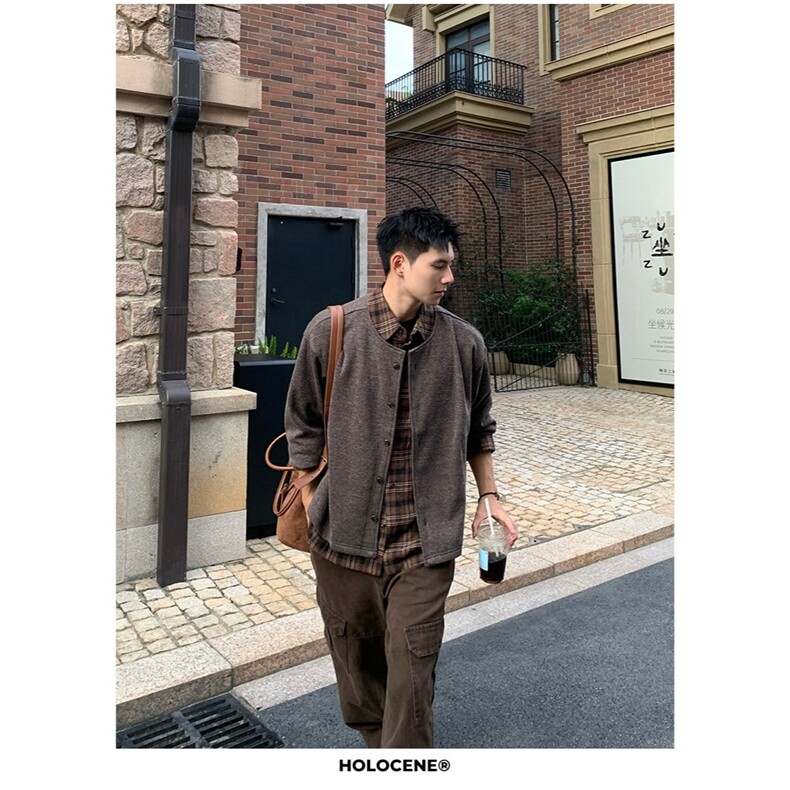 2026潮流潮牌宽松百搭男女小众高级感设计感休闲假两件针织衫，男装针织衫/毛衣，星座1210-1