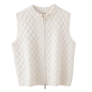 2025年秋季时尚百搭通勤简约休闲女士羊绒马甲，女装马甲，初婷羊绒