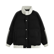 光板得物\唯品\抖音二开高品质袖边三条杠立领棉衣MY2288P70，男装棉衣，电商A247B