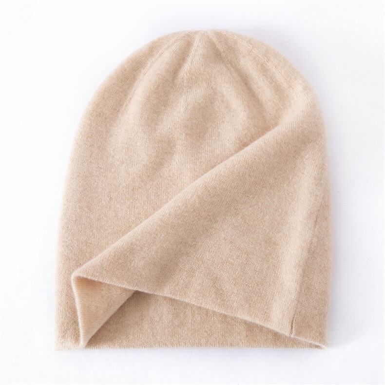 2025年秋季时尚百搭通勤简约休闲平面拼色双层帽，帽子，天宇悦翔羊绒