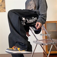 重磅麂皮绒抖音品质美式运动休闲长裤P55控78，男装休闲裤，电商D232A