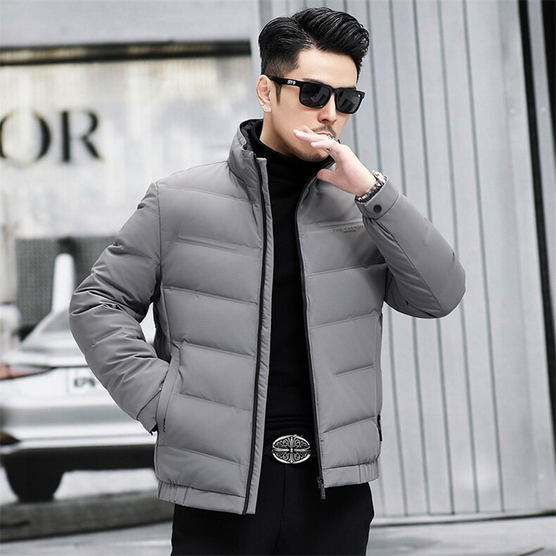 M6801-11钱塘2020-3时尚休闲简约冬季厚款中年男士羽绒服P183,男装羽绒服,钱塘207-3