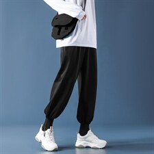 加绒2023秋冬卫裤高弹健康布聚酯纤维WK01-1-P23加绒批30,男装休闲裤,星座718-1