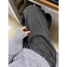 绵羊绒糯米裤气质时尚慵懒日系潮流百搭流行原宿简约新款文艺ins，男装休闲裤，星座506A