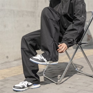美式机能工装裤男高街潮牌冲锋裤复古设计感宽松直筒裤K2941-P37图片