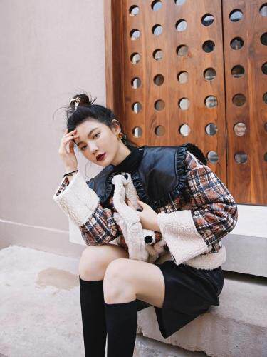 皮毛一体，女装，YOUER DENG