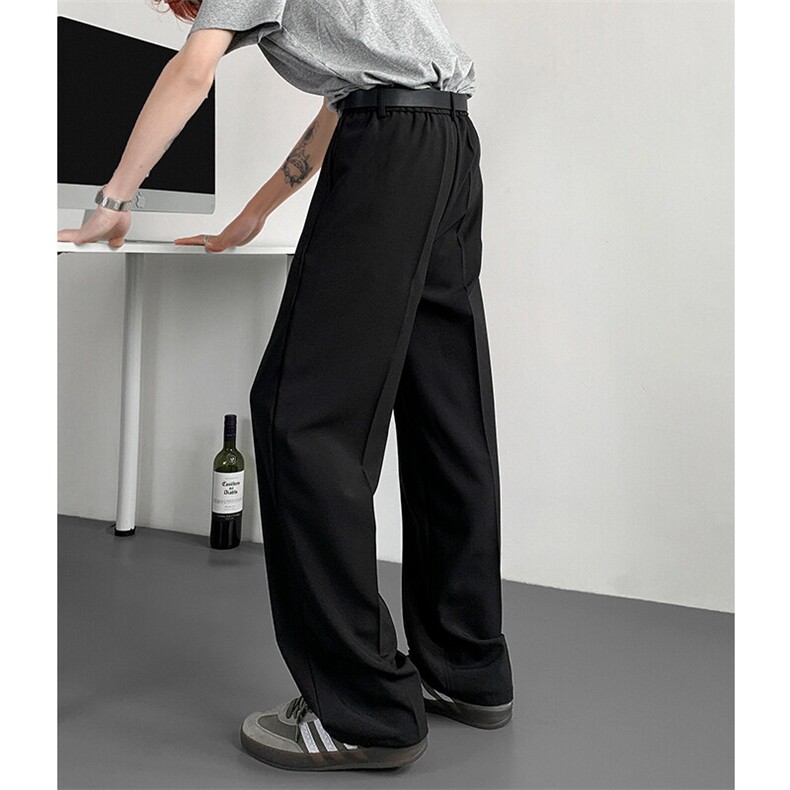 现货长期做货款高品质加大码垂感直筒西裤休闲裤310A-2BK505P45，男装休闲裤，星座310A-2