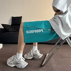 美式拼接运动短裤男夏季宽松休闲五分裤子中裤男短裤DKX1523-p35，男装牛仔裤，星座302B