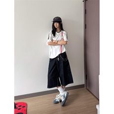 BK918CC-特P39织带V领撞色运动球衣风短袖t恤男女，男装T恤，星座1007（原301D）