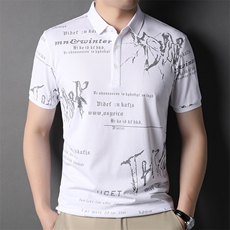 男士2023夏季新款潮流男装翻领POLO衫男宽松带领男装SFT3123-P60，男装Polo衫，星座1105-3