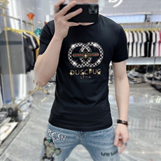 新款时尚高端精品欧货夏季男T恤短袖潮流抖音A227B-A-706-P45，男装T恤，电商A227B（原钱塘4066-1）