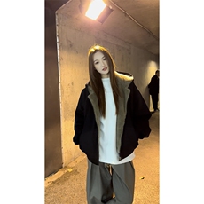 两面穿现货重磅短款座山雕棉衣男女双面穿毛毛绒棉服加厚外套，男装棉衣，电商A486