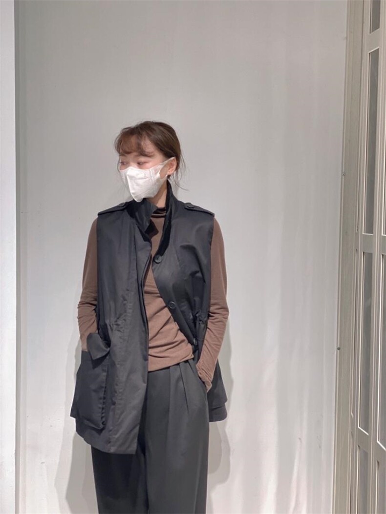 立领马甲，女装马甲，驿谷