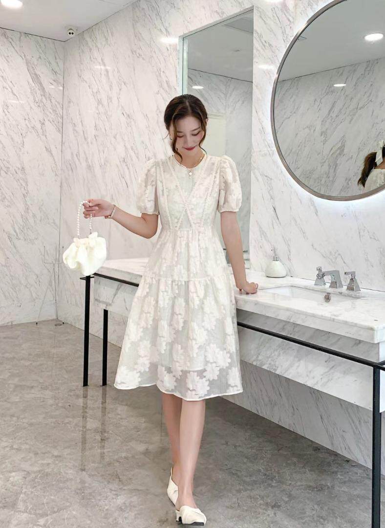 复古风设计感连衣裙，女装连衣裙，雅诺希