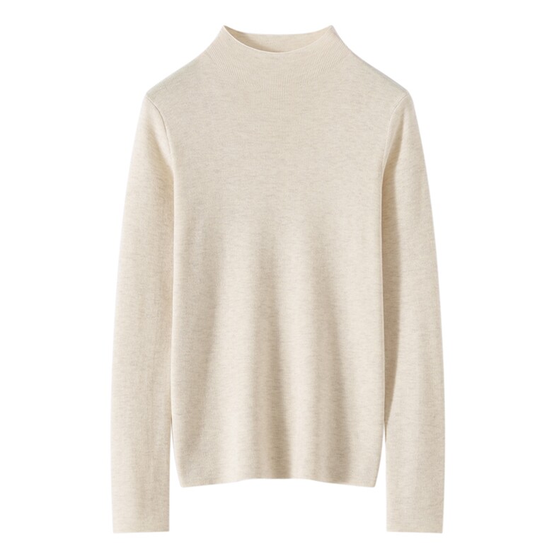 2026年秋季常规通勤单件半高长袖，女装羊毛衫，东远绒业