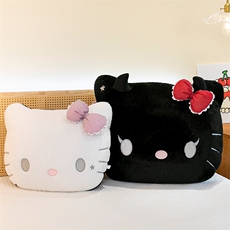 万美毛绒玩具 天使恶魔凯特猫抱枕