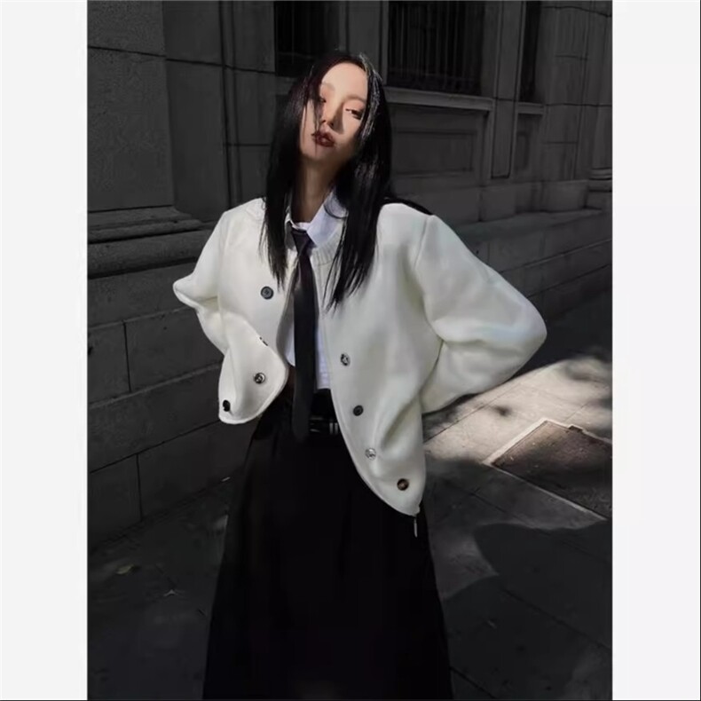 濮院毛衣小众设计感宽松针织开衫纽扣装饰纯色圆领外套LF983p70,男装针织衫/毛衣,电商D256-2(原A064-2)