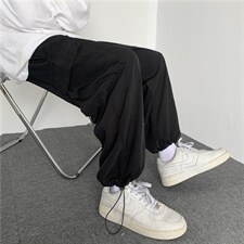 休闲裤子男生宽松百搭潮牌高街运动裤港风ins痞帅炸街k759-p30图片