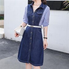 现货，夏季连衣裙，女装连衣裙，锦豪达