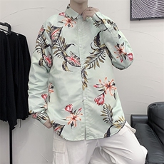 长袖衬衫男港风日系衬衫C9626P27，男装衬衫，星座1116-2
