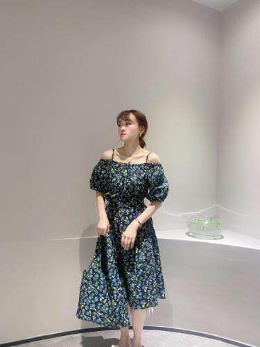 【现货】设计感花包连衣裙，女装连衣裙，驿谷