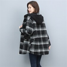 中长款自主图2022年冬季91%(含)-95%(不含)其他长袖，女装毛呢外套，独衣靓