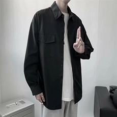 长袖衬衫男港风日系外套C0002P32，男装衬衫，星座1116-2