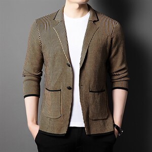 BJ13007钱塘2020-2中青年男士春秋薄款时尚休闲帅气西服P57图片