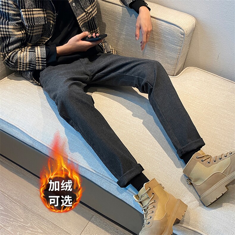 【搭配马丁靴】男士休闲裤轻熟韩版修身微弹男裤1412-2/9986/P48图片