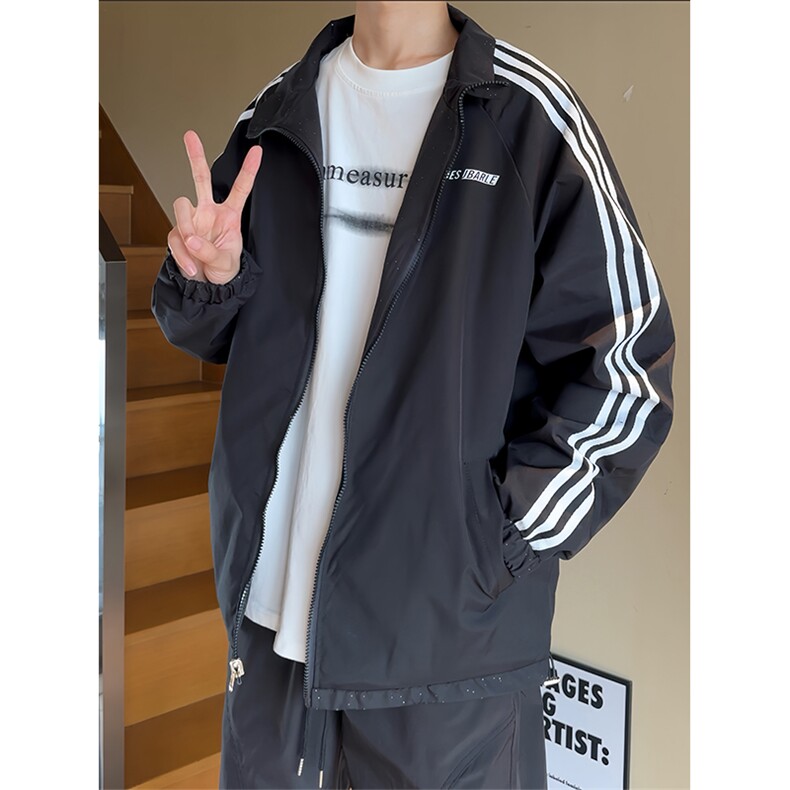 现货双面穿满天星夹克外套冲锋衣棒球服JK2668-P65,男装夹克,电商基地A086