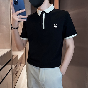 2025夏季短袖T恤翻领刺绣新款Polo衫22535-P50图片