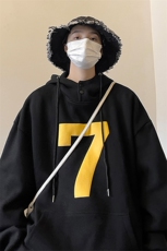 2023春季美式复古大码卫衣男潮流宽松连帽休闲上衣JK22313p65控78，男装卫衣，星座605(原A050)