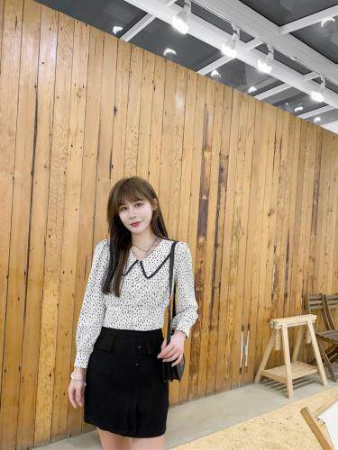 洋气小短装衬衣，女装，麦筱萌